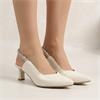 BIOECO 4256 1661 SLING BACK - CREAM